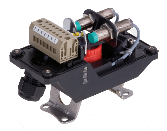 Endlagenschalter im Gehäuse von PERNOW Armaturen │ Ihr Armaturenlieferant